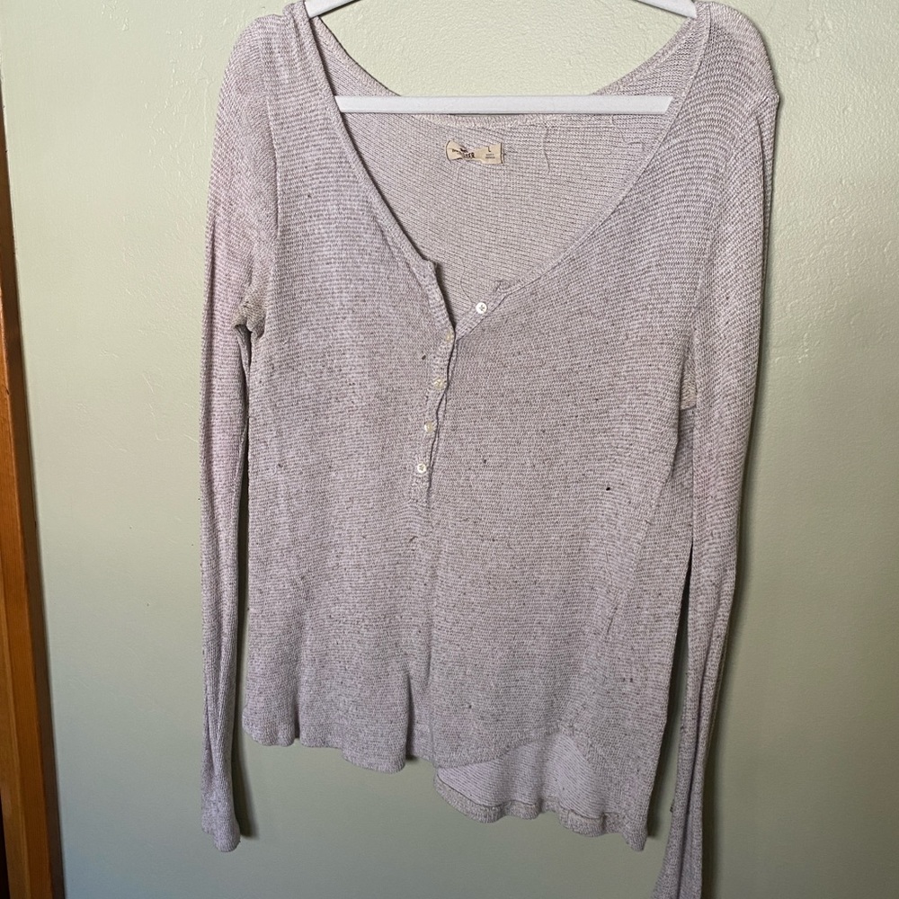 Hollister Beige Knit Sweater